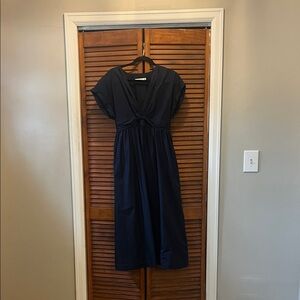 Amanda & Chelsea Dark Blue Midi Dress